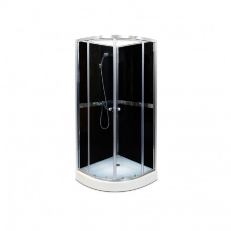 SHOWER ENCL QA047-90 must 90x90x200 dušinurk