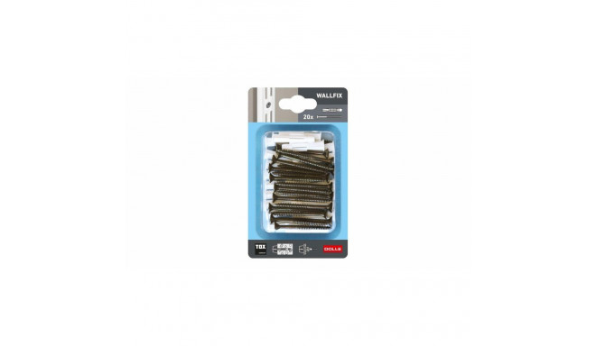 SCREWS WALLFIX 20PCS BLACK