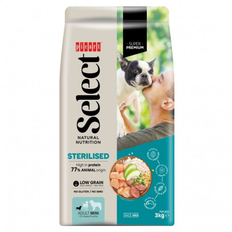 Select Adult Mini Sterilised Chicken and Rice koeratoit 3kg