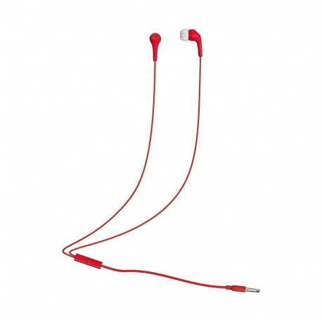 Wired earphones jack with mircophone 3,5mm MOTOROLA Ear Buds 2-s red
