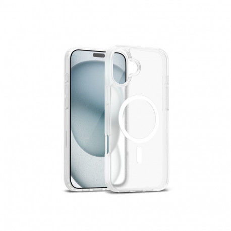 Case MagSafe iPhone 17 White Hybrid Matte Magn