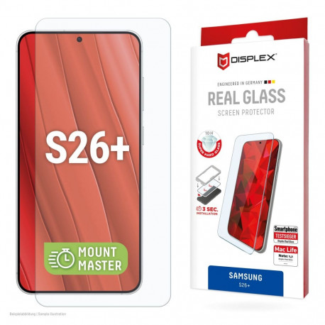 Samsung Galaxy S26+ Real Screen Glass MM By Displex Transparent