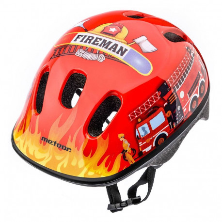 Meteor jalgrattakiiver KS06 Firetracker suurus S 48-52cm 24837, punane
