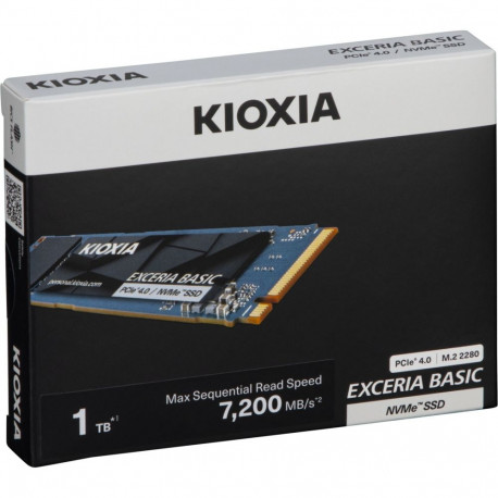 KIOXIA EXCERIA BASIC NVMe    1TB M.2 2280 PCIe 4.0   LSF10Z001TG8