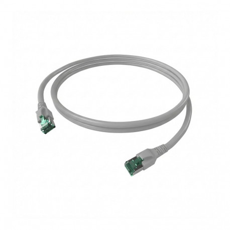 "EASYLAN FlexBoot Patchkabel Kat.6A S/FTP grau 1m"