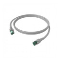 "EASYLAN FlexBoot Patchkabel Kat.6A S/FTP grau 1m"