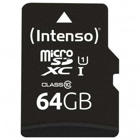 Intenso 64GB SD-HC UHS-I micro-mälukaart jaemüügipakend