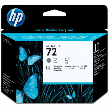 "HP 72 original printhead C9380A grey and photo black standard capacity 1-pack"