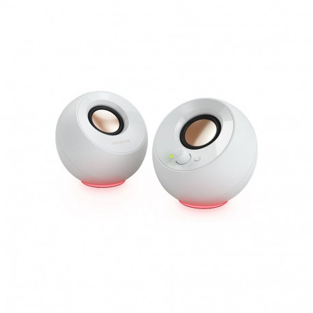 "Creative Lautsprecher Pebble SE RGB Stereo. weiß"