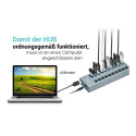 "D I-TEC USB 3.0 HUB 10 PORT 48 W"
