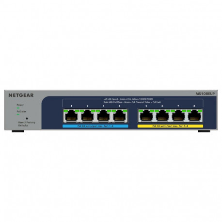 NETGEAR kommutaator MS108EUP 8x GE PoE++