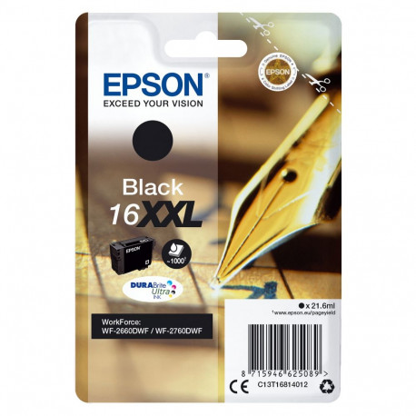 "Epson Tinte 6LB 16XXL ink cartridge black extra high capacity 1.000 pages 1-pack"