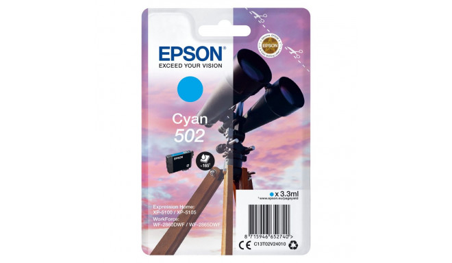 Epson 502 C13T02V24010 tsüaan
