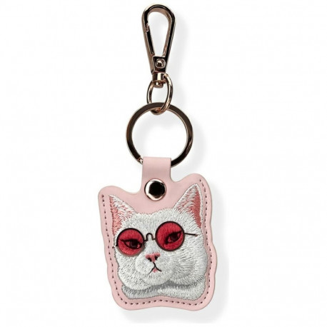 Nimmy Nimmy Glasses Cool Cat Tracker Case - Pink
