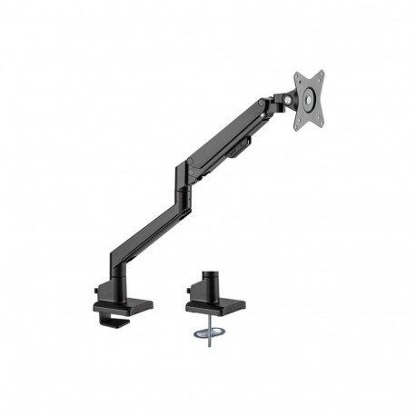 goobay single monitor mount with gas spring, black, for monitors from 17" - 32" (43 - 81cm)