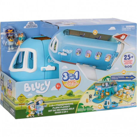 Bluey 3-ühes lennukimängukomplekt