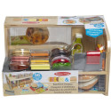 Spin Master Melissa & Doug - Slice & Stack Sandwich Counter, Play Kitchen