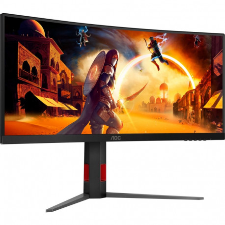 AOC CU34G4Z, gaming monitor - 34 - black (matt), WQHD, Fast-VA, curved, USB hub, HDR, 240Hz panel