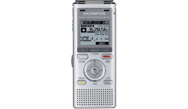 Olympus диктофон WS-831, серебристый