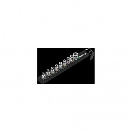 Belt A1 Zyklop Steckschlüsseleinsatz-Satz, 1/4" (schwarz, 10-teilig, mit Haltefunktion)