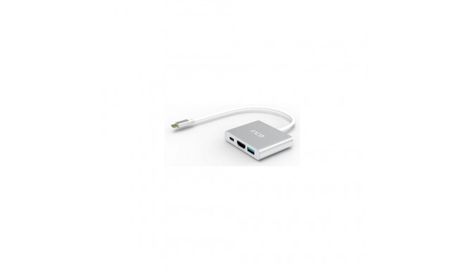 Inca ITPC-04T interface hub USB Type-C 5000 Mbit/s Silver, White