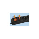 Emos 1909050153 surge protector Black 5 AC outlet(s) 250 V 1.5 m