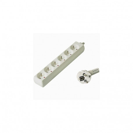 PremiumCord PP6-07 power extension 7 m 6 AC outlet(s) White