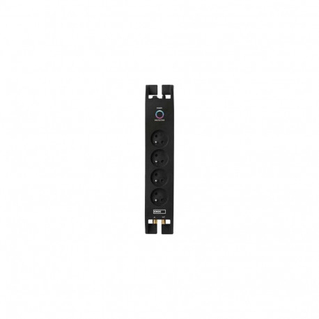 Emos P54022 surge protector Black 4 AC outlet(s) 230 V 2 m