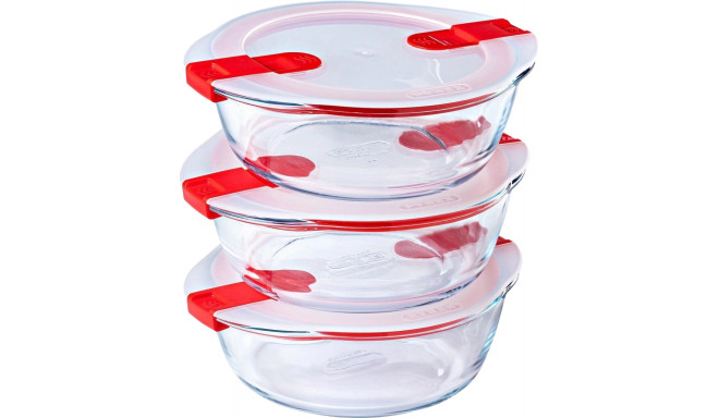 Pyrex lunch box Cook & Heat 1.1L 3pcs
