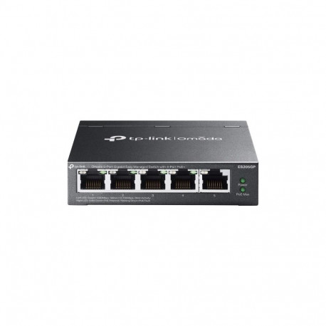 Switch|TP-LINK|ES205G|Switch type Managed|5xRJ-45 ports|RJ-45 Ports Type Gigabit Ethernet (10/100/10