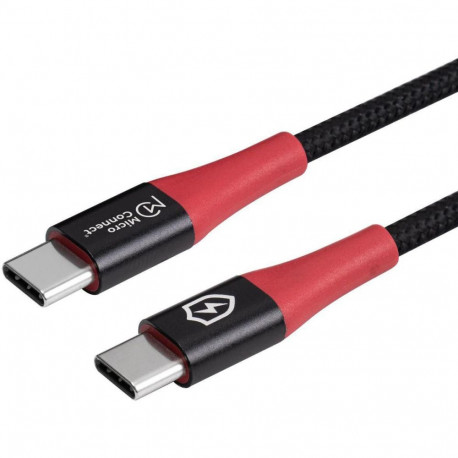 USB kaabel Microconnect USB-C - USB-C, andmete blokeerija, 1.5m