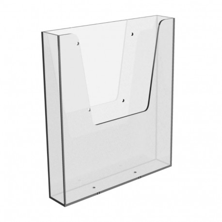 Reklaamalus seinale A5 1-taskuga kruviaukudega akrüülist