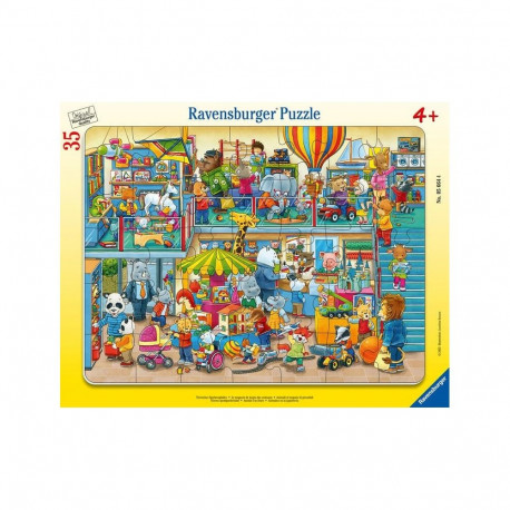 Ravensburger suur plaatpusle 35 tk Loomade mänguasjapood