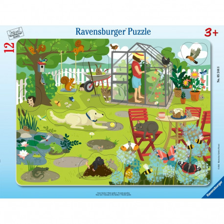 Ravensburger suur plaatpusle 12 tk Meie aed