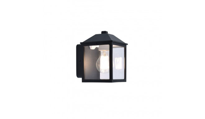 WALL LIGHT SPIRE E27 IP44 BLACK