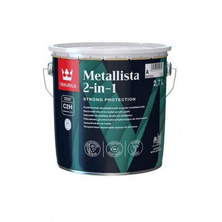 PAINT METALLISTA 2IN1 A WHITE 2.7L