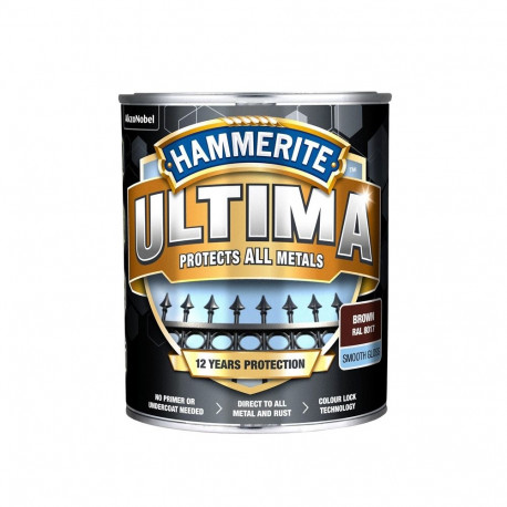 PAINT ULTIMA SMOOTH BROWN 0.7L