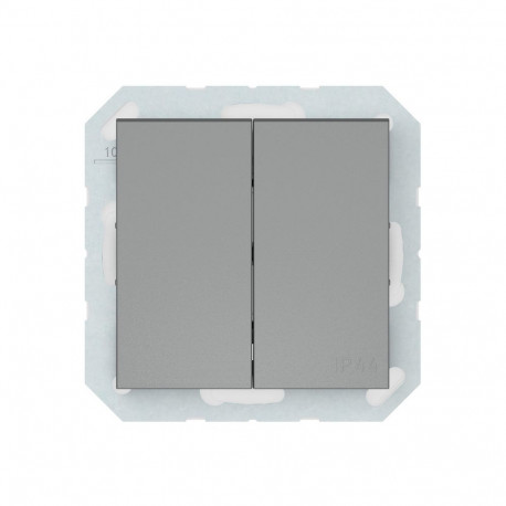 PUSH BUTTON 2G GREY P410-020-22 QR