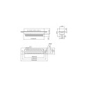 Connector Canon 25F for cable