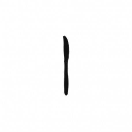 Noad, SUPERIOR, plastik, PS, must, korduvkasutatav 50 tk