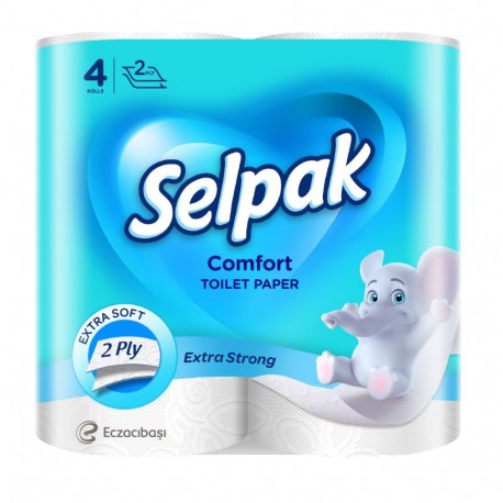 Tualettpaber COMFORT SELPAK  4 rl, 2 kihti, 21,1m