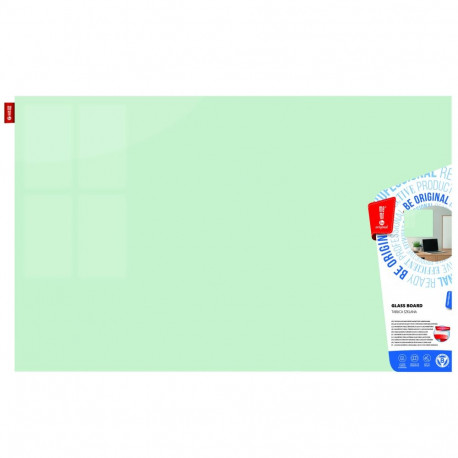 Klaastahvel magnetpinnaga Memobe 150x100 cm, valge