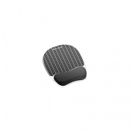 Fellowes mouse pad with wrist rest Chervron