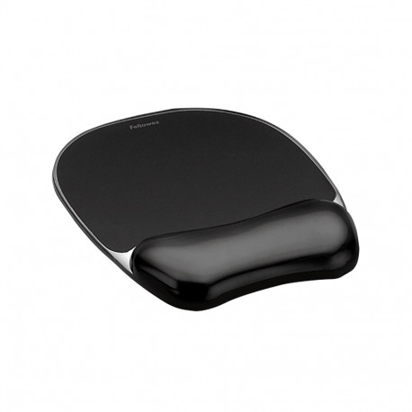 Fellowes mouse pad Crystal™ Gel Wrist Rest, black
