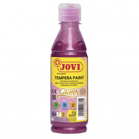 Guaššvärv JOVI Glitter, roosa, 250ml