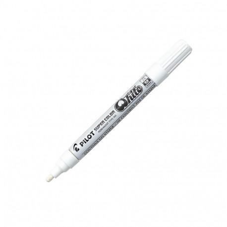 Marker permanentne PILOT Supercolour 2.0 mm,Medium 88032, valge