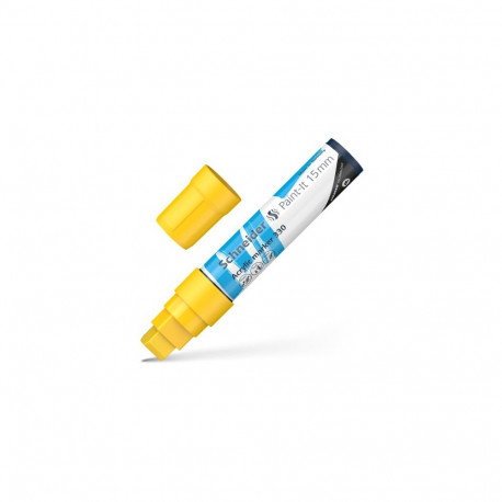 Akrüülmarker SCHNEIDER Paint-it 330, 15mm, kollane