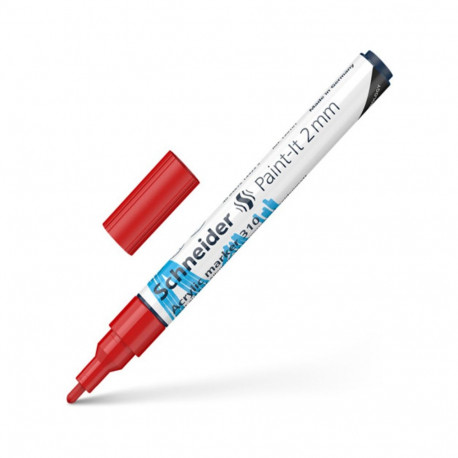 Akrüülmarker SCHNEIDER Paint-it 310, 2mm, punane
