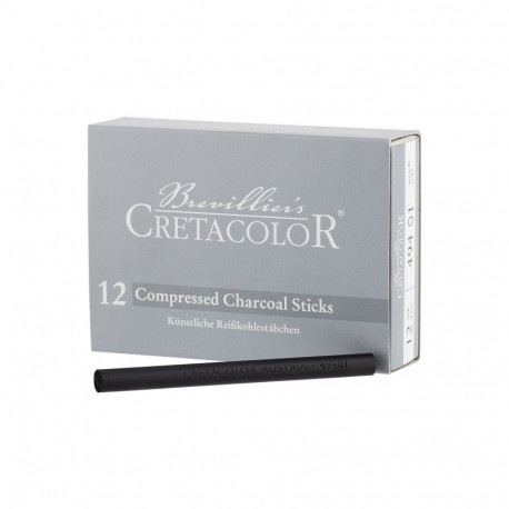 Press-süsi, 8mm, pikkus 94mm, pehme (12 tk)