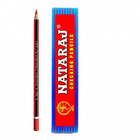 Värvipliiats Nataraj, 12 tk, punane